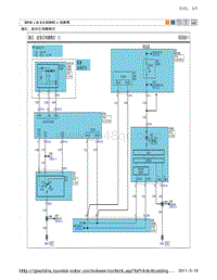 2010现代ix35 G2.4电路图-尾灯 驻车灯和牌照灯