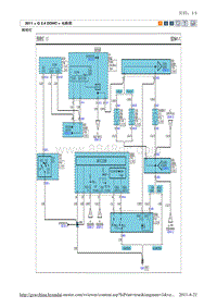 2011现代ix35 G2.4电路图-照明灯