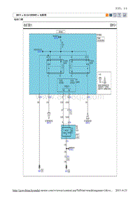 2011现代ix35 G2.4电路图-电动门锁