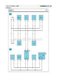 2012现代ix35 G2.0电路图-诊断连接分布