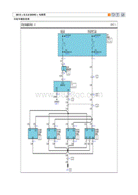 2012现代ix35 G2.0电路图-后驻车辅助系统