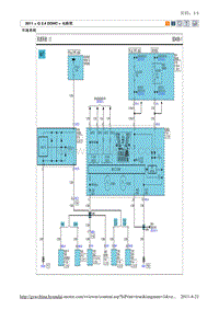 2011现代ix35 G2.4电路图-车速系统