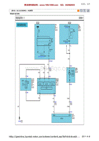 现代ix35 G2.0 DOHC电路图-钥匙防盗系统