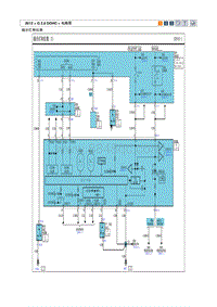 2012现代ix35 G2.0电路图-指示灯 仪表