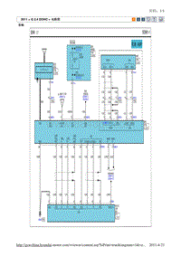 2011现代ix35 G2.4电路图-音响
