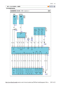 2011现代ix35 G2.4电路图-自动变速器控制系统