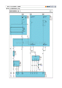 2012现代ix35 G2.0电路图-鼓风机 空调控制系统 自动 