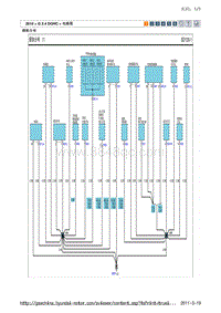 2010现代ix35 G2.4电路图-搭铁分布