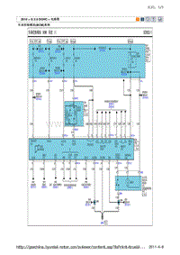 现代ix35 G2.0 DOHC电路图-车身控制模块 BCM 系统