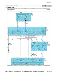 2010现代ix35 G2.4电路图-电源分配模块 PDM 