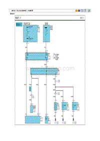 2012现代ix35 G2.0电路图-制动灯