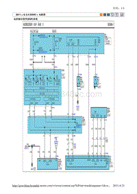 2011现代ix35 G2.4电路图-电控稳定程序 ESP 系统