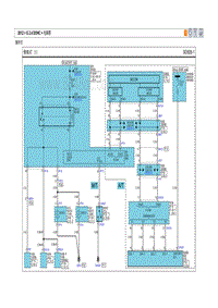 2012现代ix35 G2.4电路图-倒车灯