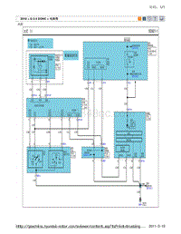 2010现代ix35 G2.4电路图-大灯