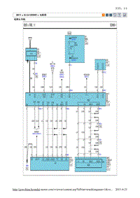 2011现代ix35 G2.4电路图-视频 导航
