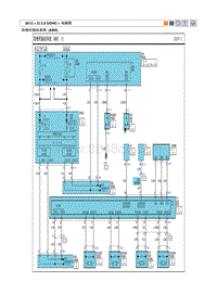 2012现代ix35 G2.0电路图-防抱死制动系统 ABS 