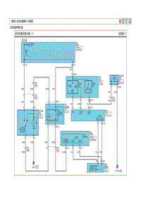 2012现代ix35 G2.4电路图-后雨刮器和喷水器