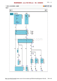 现代ix35 G2.0 DOHC电路图-制动灯