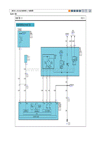 2012现代ix35 G2.0电路图-电动门窗