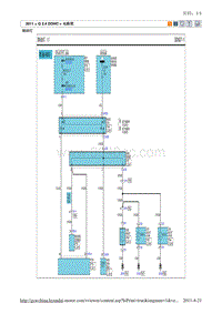 2011现代ix35 G2.4电路图-制动灯