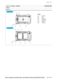 现代ix35 G2.0 DOHC电路图-车顶线束