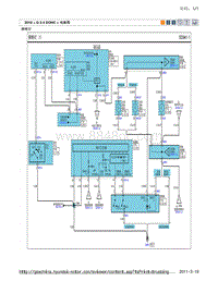 2010现代ix35 G2.4电路图-照明灯