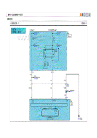 2012现代ix35 G2.4电路图-电铬后视镜