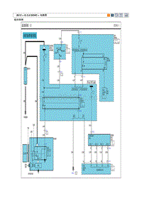 2012现代ix35 G2.0电路图-起动系统