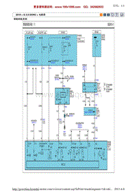 现代ix35 G2.0 DOHC电路图-智能钥匙系统