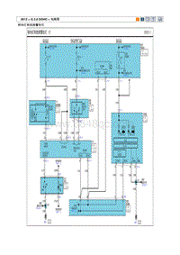 2012现代ix35 G2.0电路图-转向灯和危险警告灯