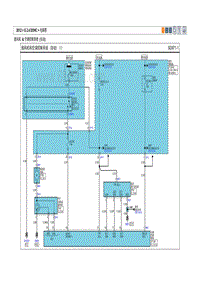 2012现代ix35 G2.4电路图-鼓风机 空调控制系统 自动 