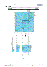 现代ix35 G2.0 DOHC电路图-后备箱门开启系统