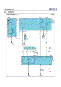 2012现代ix35 G2.4电路图-鼓风机 空调控制系统 手动 