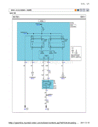 2010现代ix35 G2.4电路图-电动门锁