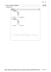 现代ix35 G2.0 DOHC电路图-前端模块线束