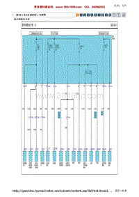 现代ix35 G2.0 DOHC电路图-室内保险丝分布