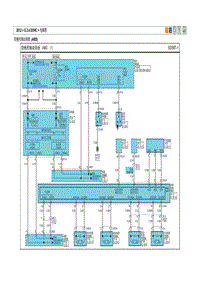 2012现代ix35 G2.4电路图-防抱死制动系统 ABS 