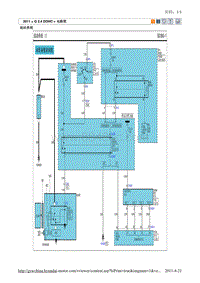 2011现代ix35 G2.4电路图-起动系统