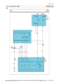 2011现代ix35 G2.4电路图-天窗