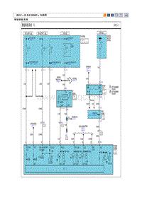 2012现代ix35 G2.0电路图-智能钥匙系统