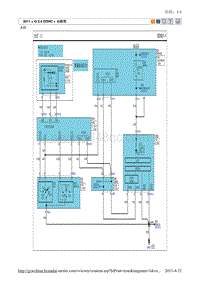 2011现代ix35 G2.4电路图-大灯
