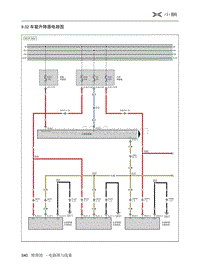 2019小鹏G3电路图-9.32 车窗升降器电路图