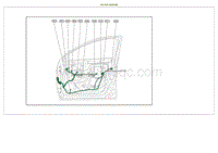 2021小鹏G3i电路图-右前门线束-连接器布置图