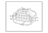 2021小鹏G3电路图-FB36-前舱线束对接插头