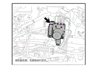 2021小鹏G3电路图-电子稳定系统与驻车控制器-零部件位置图