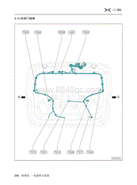2019小鹏G3电路图-8.10 后背门线束
