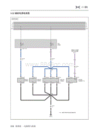 2019小鹏G3电路图-9.22 辅助电源电路图