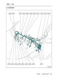 2019小鹏G3电路图-8.3 仪表板线束
