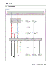 2019小鹏G3电路图-9.42 全景泊车电路图