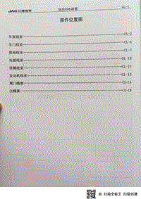 江淮瑞风S5电路图-04-部件位置